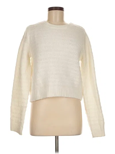 Pre-owned Z Supply Pullover Sweater In White