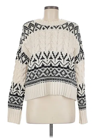 Pre-owned Z Supply Pullover Sweater In White