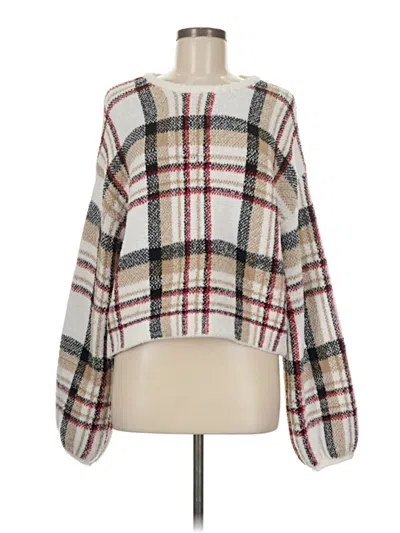 Pre-owned Z Supply Pullover Sweater In White