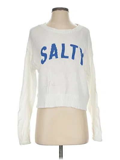 Pre-owned Z Supply Pullover Sweater In White