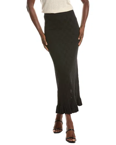 Z Supply Ramona Sweater Skirt In Black