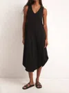 Z Supply Reverie Woven Dress In Black