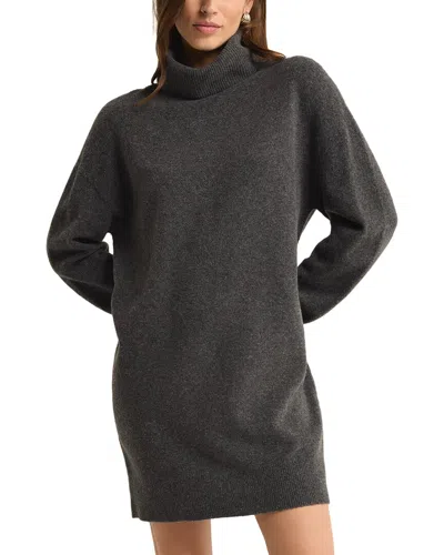 Z Supply Richie Sweater Dress In Gray