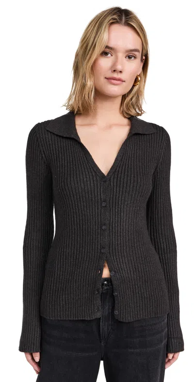 Z Supply Rina Cardigan Charcoal Heather