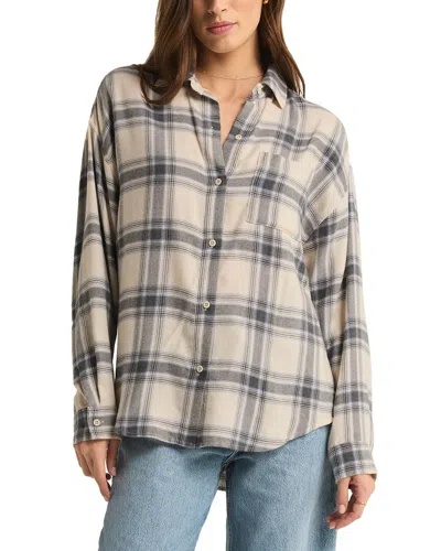 Z Supply River Plaid Button-up Shirt In Pattern