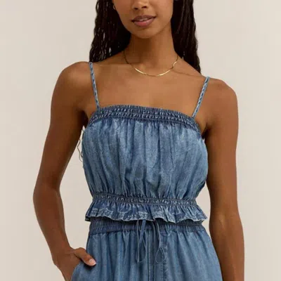 Z Supply Balos Dress Washed Chambray