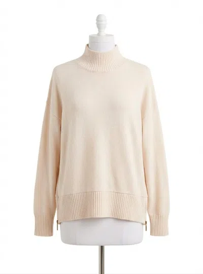Z Supply Sable Rib Sweatshirt In Warm White In Multi