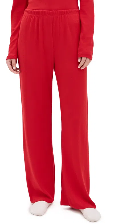 Z Supply Sabrina Pointelle Pants Rendezvous