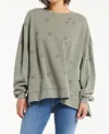 Z SUPPLY SALINA OVERSIZED PULLOVER IN SAGE