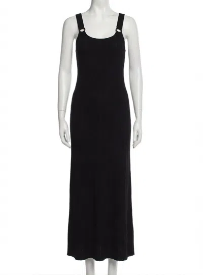 Z Supply Salinas Midi Ribbed Dress In Black