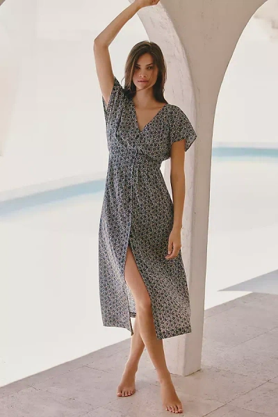 Z Supply Sanna Iris Midi Dress In White