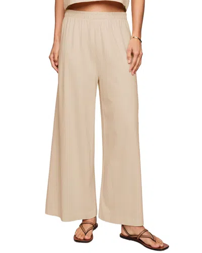 Z Supply Scout Jersey Crop Flare Pant In Neutral