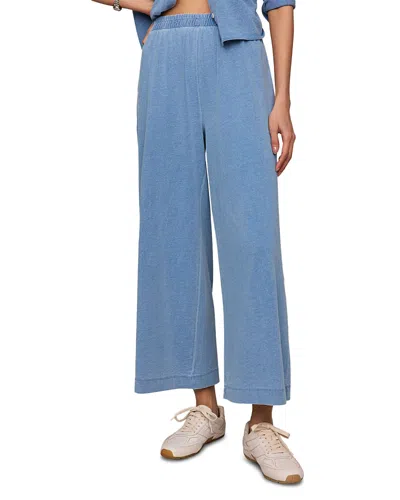 Z Supply Scout Jersey Denim Pants In Blue