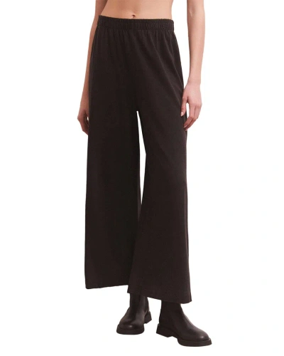 Z Supply Scout Jersey Flare Pant In Black