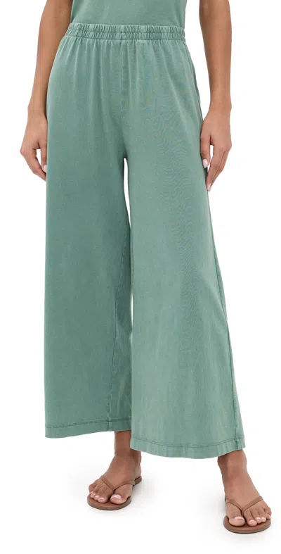 Z Supply Scout Jersey Flare Pants Hunter Green