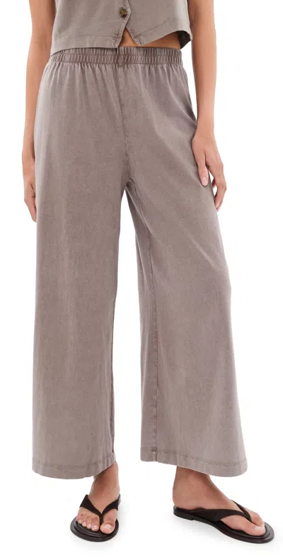 Z Supply Scout Jersey Pants Perfectly Taupe In Neutral