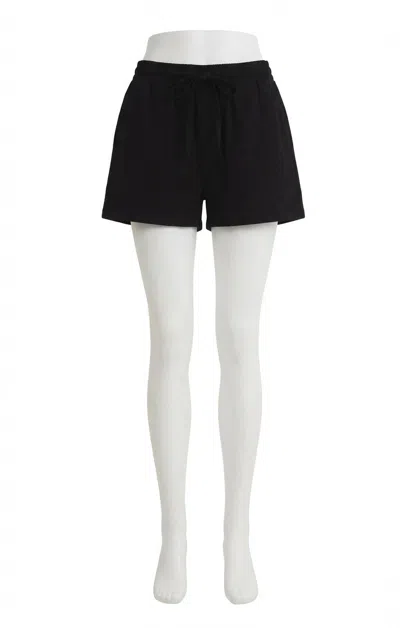 Z Supply Scout Jersey Short In True Black In Brown