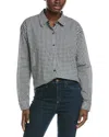 Z Supply Seaport Button Up Top In Eclipse In Purple