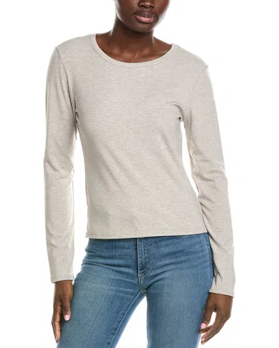 Z Supply Second Skin Crewneck Top In Neutral