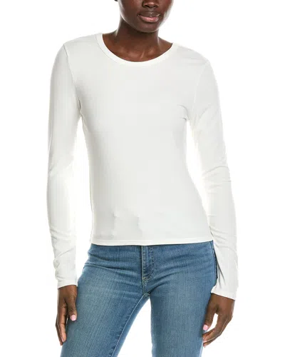 Z Supply Second Skin Crewneck Top In White