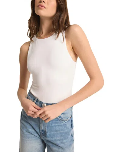 Z Supply Seraphine So Smooth Bodysuit In White