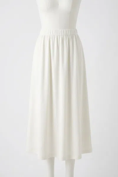 Z Supply Serendipity Maxi Skirt In Sea Salt In White