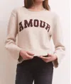 Z SUPPLY SERENE AMOUR SWEATER IN LIGHT OATMEAL HEATHER
