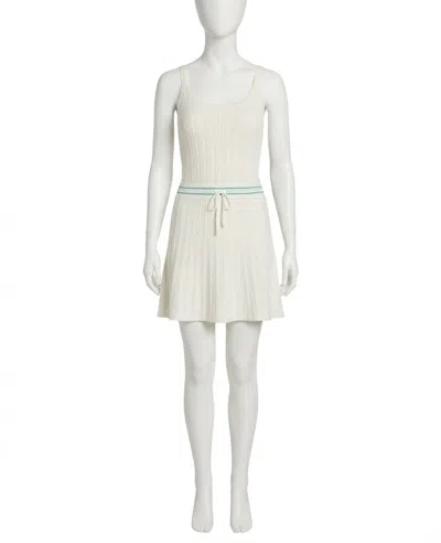 Z Supply Set Serve Dress In White