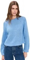 Z Supply Sheena Sweater Serene Blue In Blue