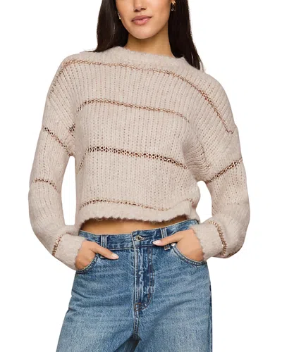 Z Supply Shine Bright Crewneck Sweater In Neutral