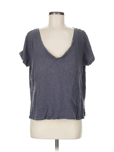 Pre-owned Z Supply Short Sleeve T-shirt In Gray