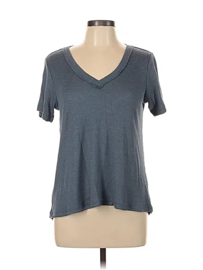 Pre-owned Z Supply Short Sleeve T-shirt In Gray