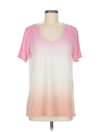 Pre-owned Z Supply Short Sleeve T-shirt In Pink