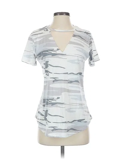 Pre-owned Z Supply Short Sleeve T-shirt In Silver