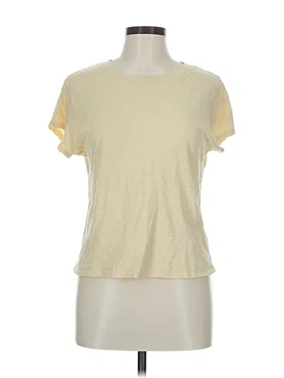 Pre-owned Z Supply Short Sleeve T-shirt In Yellow
