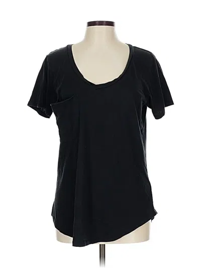 Pre-owned Z Supply Short Sleeve T-shirt In Black