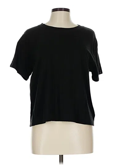 Pre-owned Z Supply Short Sleeve T-shirt In Black