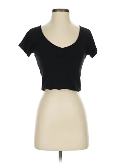 Pre-owned Z Supply Short Sleeve T-shirt In Black
