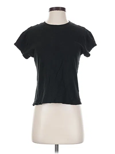 Pre-owned Z Supply Short Sleeve T-shirt In Black