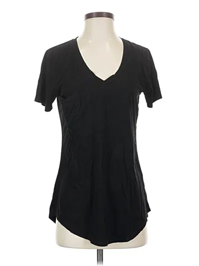 Pre-owned Z Supply Short Sleeve T-shirt In Black
