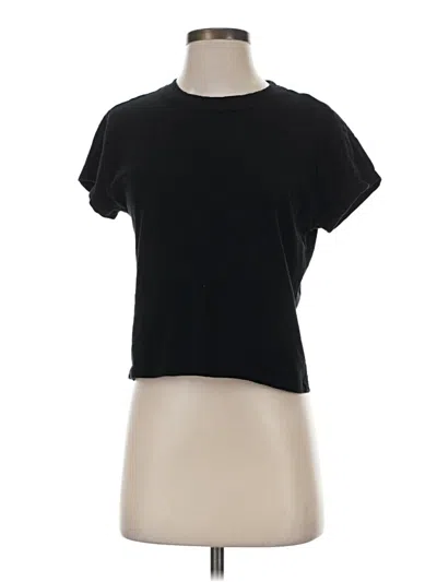 Pre-owned Z Supply Short Sleeve T-shirt In Black