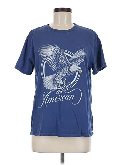 Pre-owned Z Supply Short Sleeve T-shirt In Blue