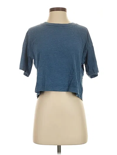 Pre-owned Z Supply Short Sleeve T-shirt In Blue