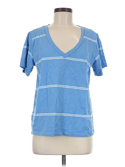 Pre-owned Z Supply Short Sleeve T-shirt In Blue