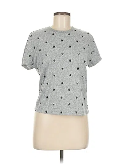 Pre-owned Z Supply Short Sleeve T-shirt In Gray