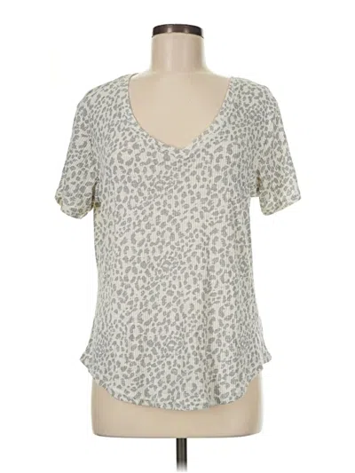 Pre-owned Z Supply Short Sleeve T-shirt In Gray
