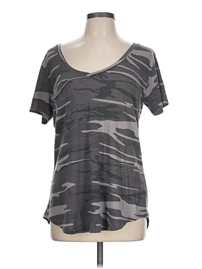 Pre-owned Z Supply Short Sleeve T-shirt In Gray
