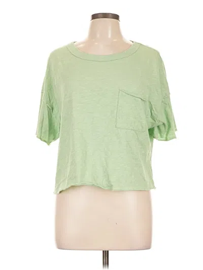 Pre-owned Z Supply Short Sleeve T-shirt In Green