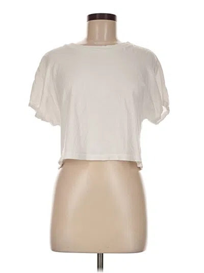 Pre-owned Z Supply Short Sleeve T-shirt In Ivory