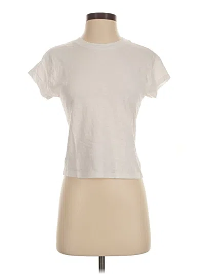 Pre-owned Z Supply Short Sleeve T-shirt In Ivory